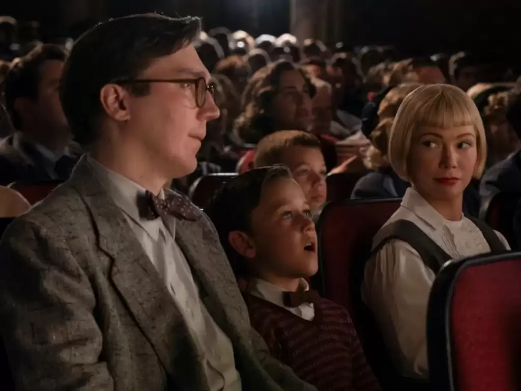 Os Fabelmans: os pais de Sammy. Burt (Paul Dano) e Mitzi (Michelle Williams)